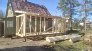 Пристройка к старому дому которому более 65 лет. Работаю хорошо укомплектован хорошим инструментом.