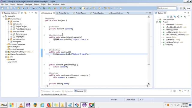spring bean life cycle annotation смотреть онлайн