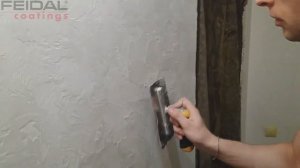 Устойчивая и красивая декоративная штукатурка в коридоре!