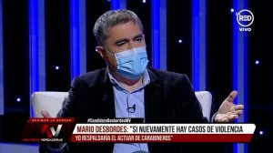 Mario Desbordes: "Si nuevamente hay hechos de violencia yo respaldaría el actuar de Carabineros"