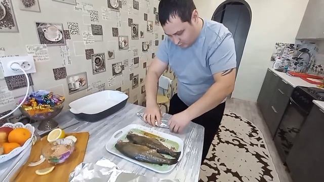 Бегите скорее за рыбой! Рецепт запечённой рыбы в духовке - просто,быстро и вкусно #запечёная_рыба.