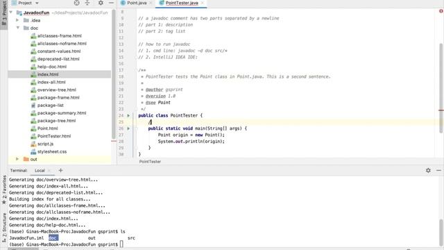 How to use Javadoc from command line and IntelliJ IDEA смотреть онлайн