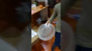 Распаковка новой микроволновой печи