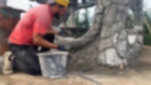 Натуральный камень из Арт бетона. Для дорожек и бордюра. Мастер класс.