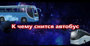 Сонник. Толкователь снов. К чему снится автобус?