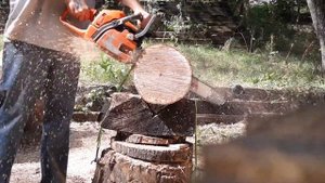 Part 3 the test cuts! Husqvarna 353 346xp conversion