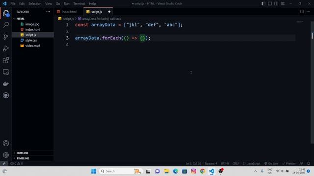 How to use forEach method with arrays in javascript | Road map to Next JS | Part - 35 | JS