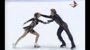 Anjelika Krylova and Oleg Ovsiannikov. RUS. 1999 European Championships. Free Dance