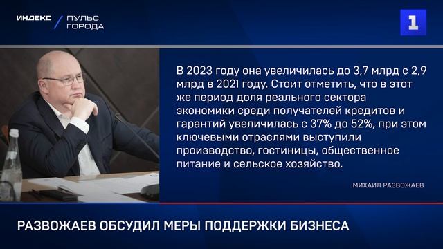 Развожаев обсудил меры поддержки бизнеса Севастополя