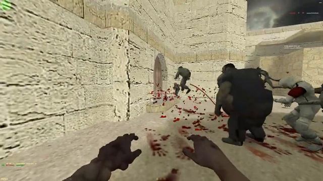Counter-Strike 1.6: [MAXPLAYERS] Zombie Unlimited | 10 Minutes Gameplay [4K]
