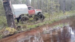 Самодельный рамный вездеход на ободрышах