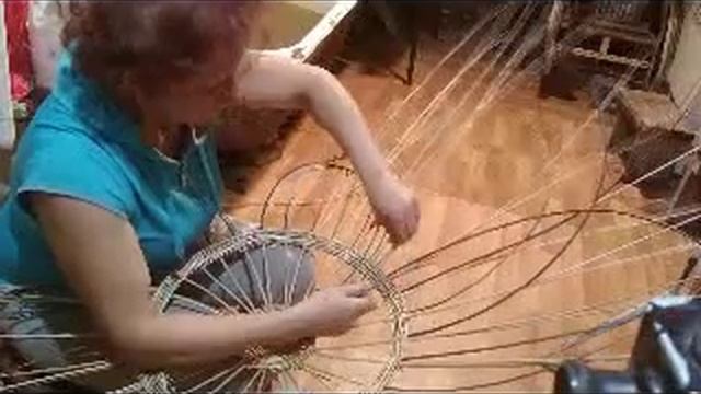 Уникальный способ плетения панно.Как сплести панно.(2) смотреть онлайн