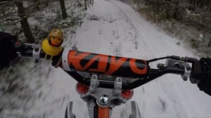 Чуть не въехал в дерево!!? | Покатушка по снегу❄️ | kayo tt 160