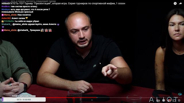 Игра 2. Турнир ПРЕЗЕНТАЦИЯ.  Спортивная мафия. Разбор Алиота. Pov Games