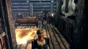 Skyrim child abuse.  Grandma approves!