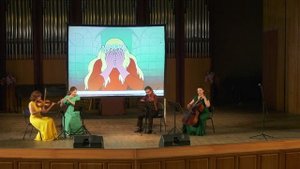 «Музыкальная экспедиция online»: «Мульт-концерт» - инструментальный квартет «Позитив» Сочинской фила