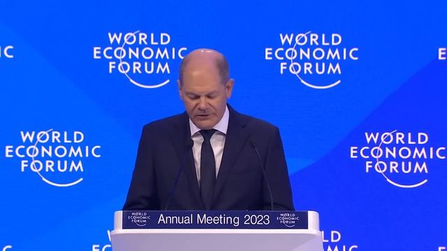 Special Address by Olaf Scholz, Federal Chancellor of Germany | Davos 2023 смотреть онлайн