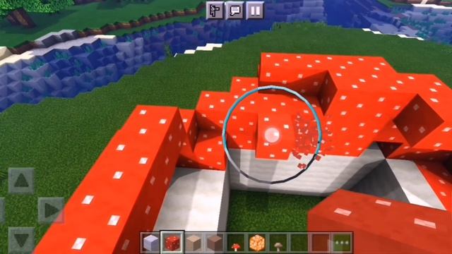 Дом- грибочек в маинкрафт./ Маинкрафт постройки /#маинкрафт смотреть онлайн