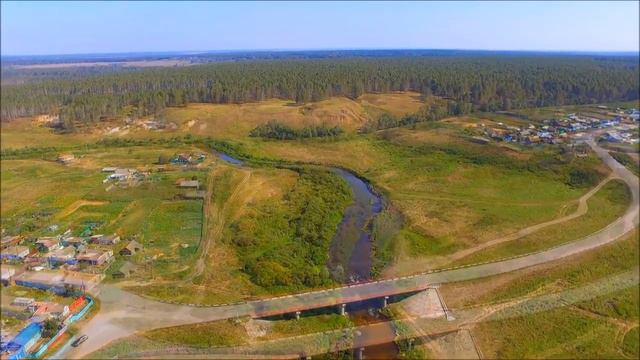 Усть Багаряк с высоты птичьего полёта