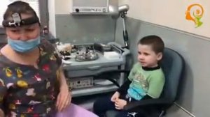 Осмотр малышей в клинике Лор практика