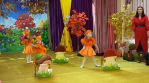 Танец бельчат. Детский садик Айсауле