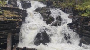 Водопад Селькакоски в Паанаярви