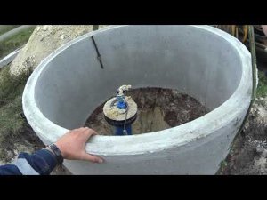Кессон и канализация своими руками за один день!!