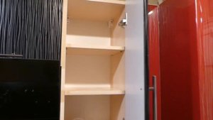 Угловая кухня с радиусными фасадами из МДФ