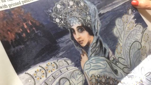 Вышивка бисером. Обзор набора «Царевна-лебедь» от «Nova Sloboda” (по картине Врубеля).