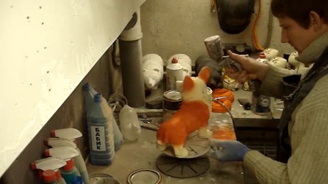 Покраска Гипсовой копилки ПёС смотреть онлайн