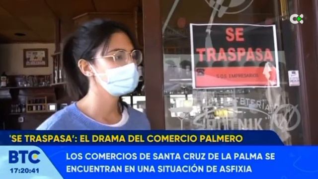 REPORTAJE | Los comercios locales de La Palma cuelgan el cartel de “Se Traspasa” смотреть онлайн