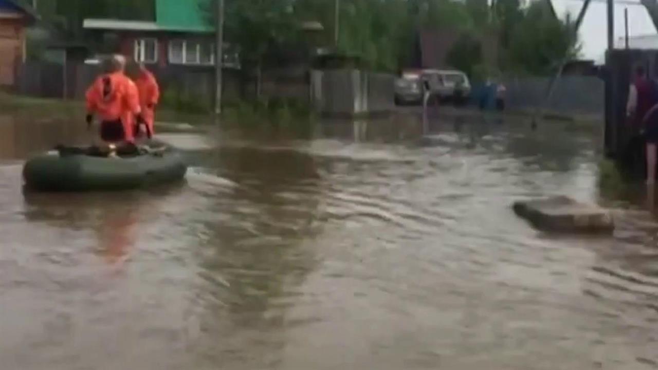 Обильные сильные дожди на юге дальнего востока