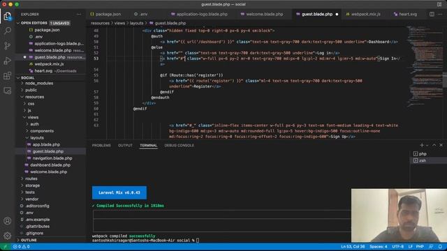 Social Network Website from scratch in Laravel 9 смотреть онлайн