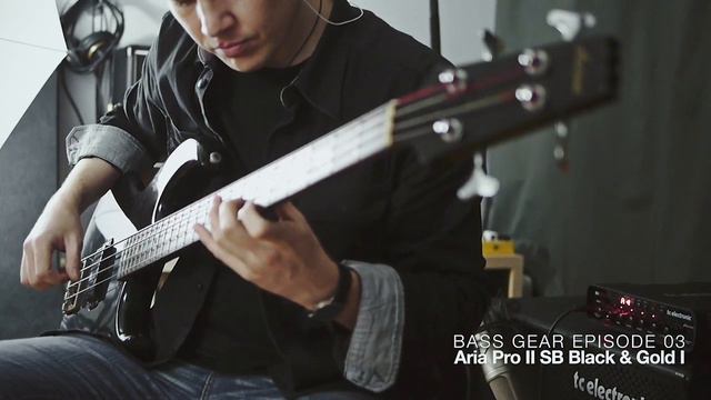 Aria Pro II SB Black & Gold I Bass Gear #3 смотреть онлайн