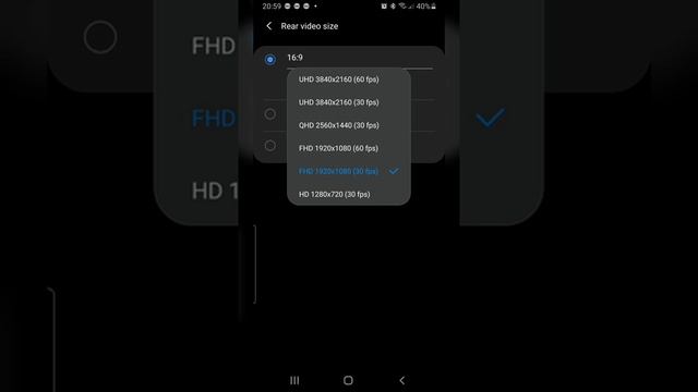 Record 4k videos on Android phone or tablet