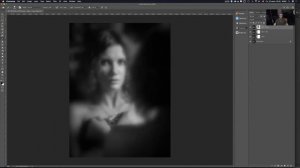 "Эффект монокля" в портрете с помощью нехитрого приёма в фотошопе.