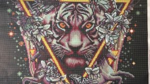 SNEAK PEEK!! Tiger Mantra by Christopher Lovell & Diamond Art Club