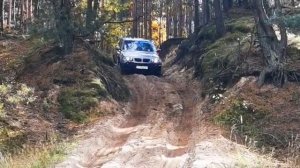 BMW X3 e83 3.0d mały wypad offroad na zaborze okolice czestochowa