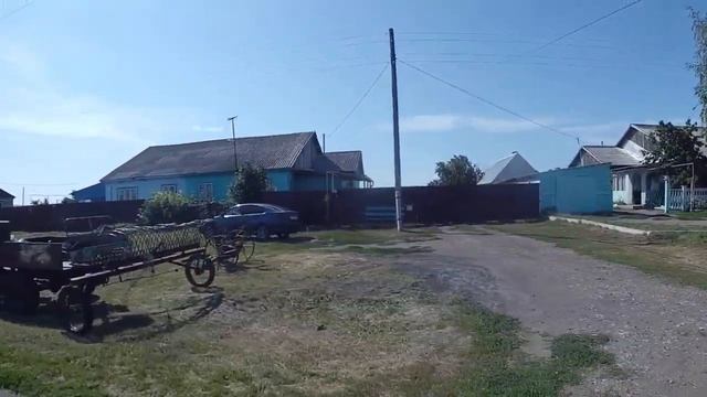 Новобелозеровка деревня в Таврическом районе Омской области ч.2_Novobelozerovka is a village part 2