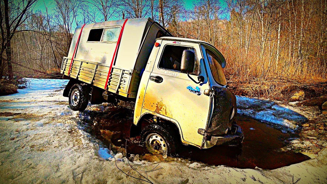 ЕДЕМ В ТАЙГУ ПО ВЕСЕННЕМУ БЕЗДОРОЖЬЮ. ПЫТАЛИСЬ ПРОЕХАТЬ НА НОВЫЙ УЧАСТОК. Часть третья. смотреть онлайн