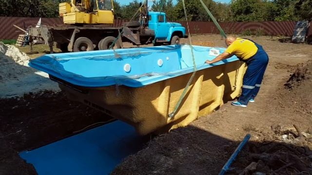Как установить композитный бассейн? ЧТО, ГДЕ, КУДА?