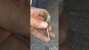 Установка бампера из стекловолокна. Очень прочный.