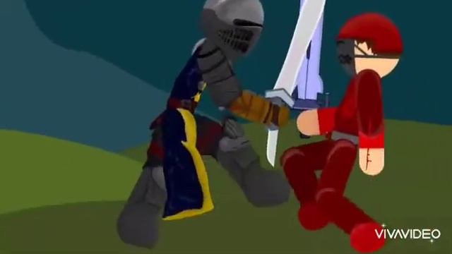 Рисуем мультфильмы бой рыцарей