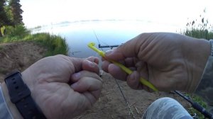 Ловля на фидер весной ! Рыбалка на озере, Снасть (монтаж, прикормка, наживка)