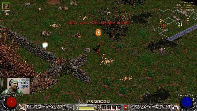Diablo 2 Zy-EL 4.4c #2 Волшебница Кровавое Болото. Фарм пл4-8.
