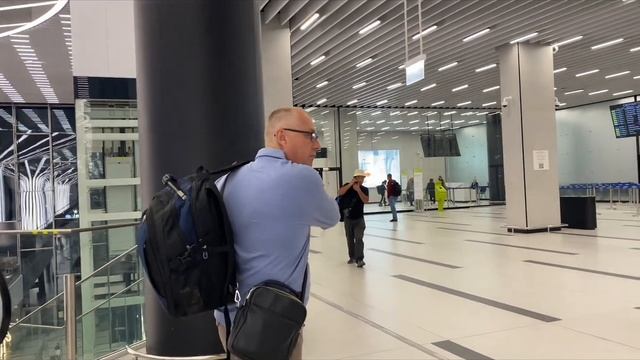 Видеообзор нового терминала аэропорта Толмачево, город Новосибирск