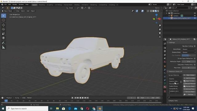 Create Easy Car Paint in Blender || Blender Tutorial || Car Paint Material and Shading