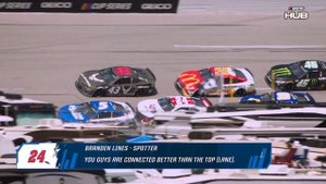 Радиоэфир во время гонки NASCAR в Talladega