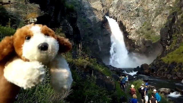 Долина Чулышмана, Siberian Expeditions, изящный водопад Куркуре.