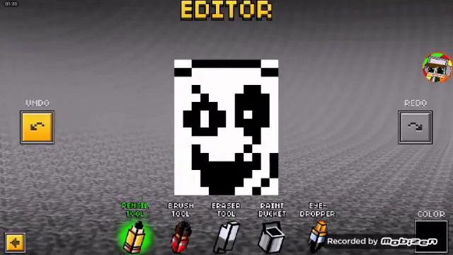 Pixel Gun 3D - How To Make A W.D. Gaster Cape! (Undertale) смотреть онлайн